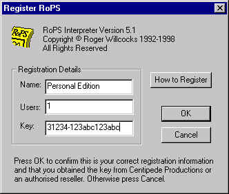 Registration Screen